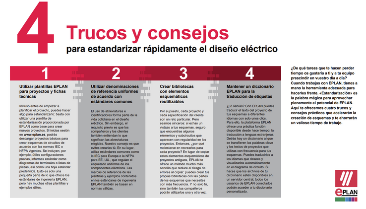 Cuatro trucos para la estandarización Cuatro trucos para estandarizar rápidamente tus diseños de ingeniería eléctrica